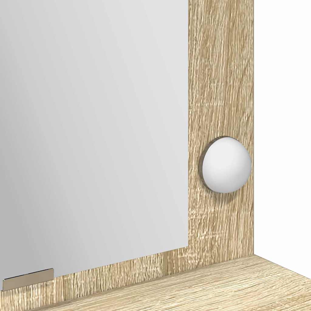 Dressing Table Sonoma Oak 100 x 41 x 135 cm Engineered Wood