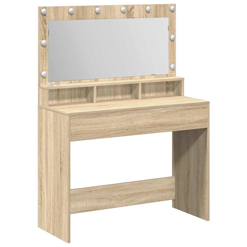 Dressing Table Sonoma Oak 100 x 41 x 135 cm Engineered Wood