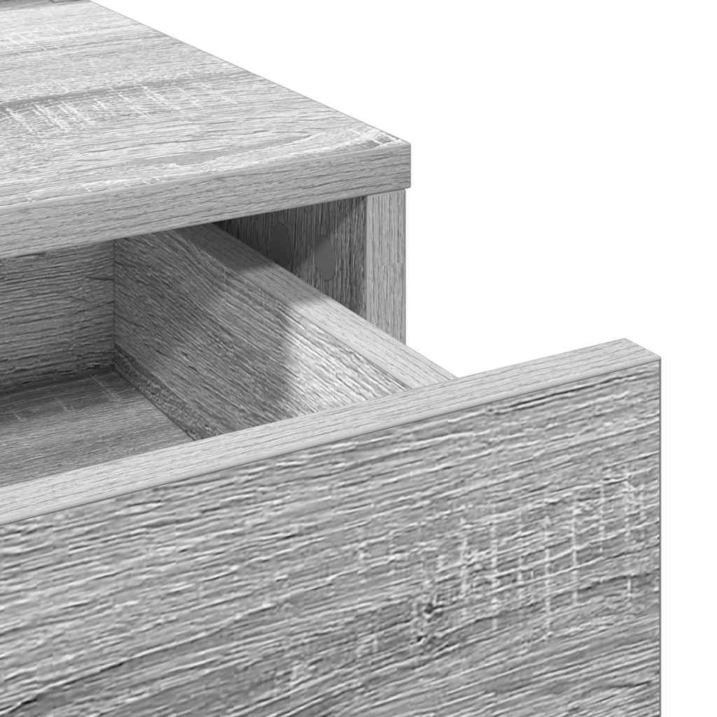 Dressing Table Grey Sonoma 100 x 41 x 140 cm Engineered Wood