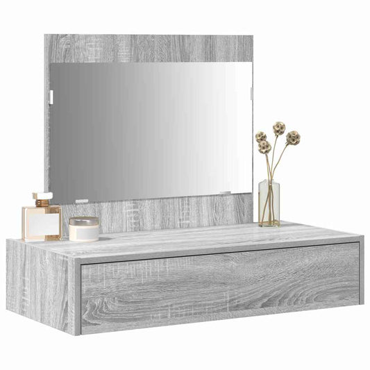 Dressing Table Grey 83 x 40 x 70 cm Engineered Wood