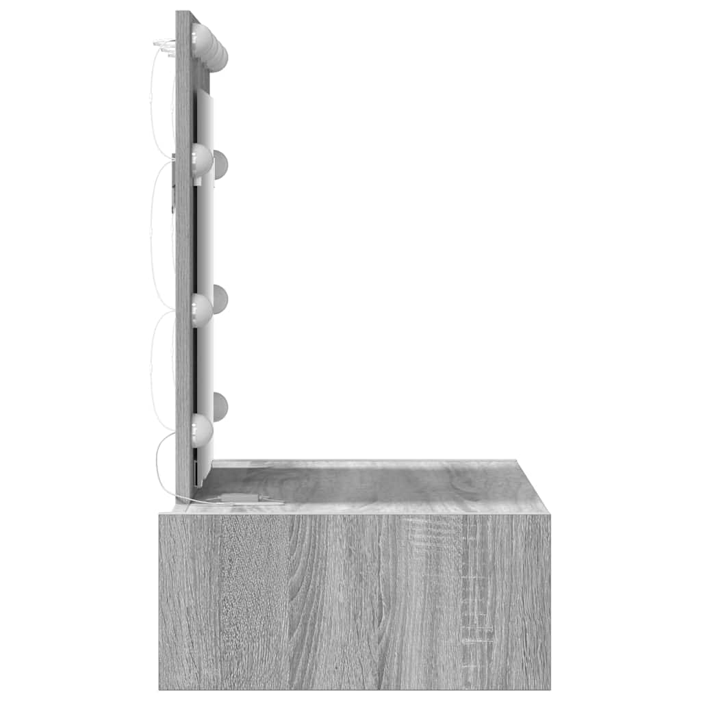 Dressing Table Grey 60 x 40 x 70 cm Engineered Wood
