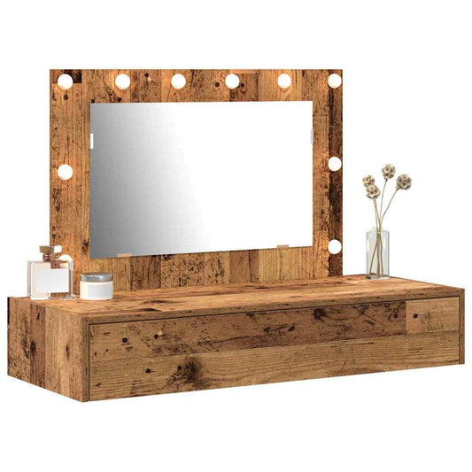Dressing Table Brown 100 x 40 x 70 cm Engineered Wood
