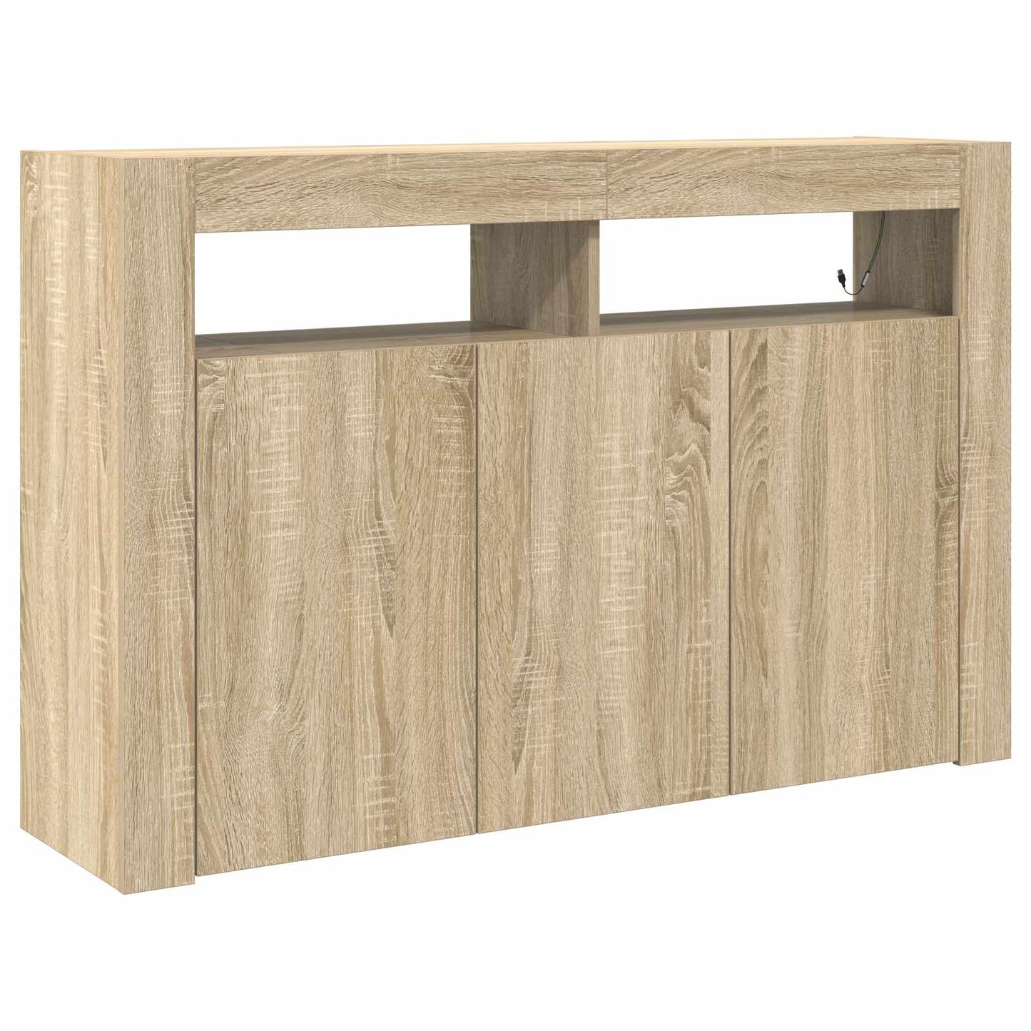 Sideboard Sonoma Oak 116 x 30 x 75 cm Engineered Wood
