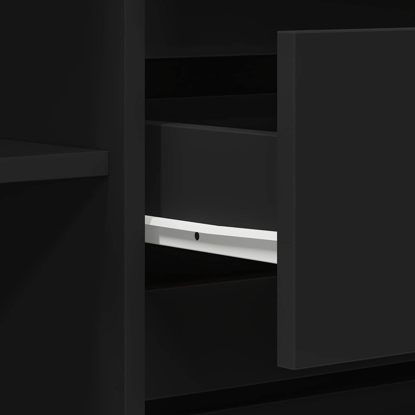 Sideboard Black 120 x 41 x 75 cm Engineered Wood