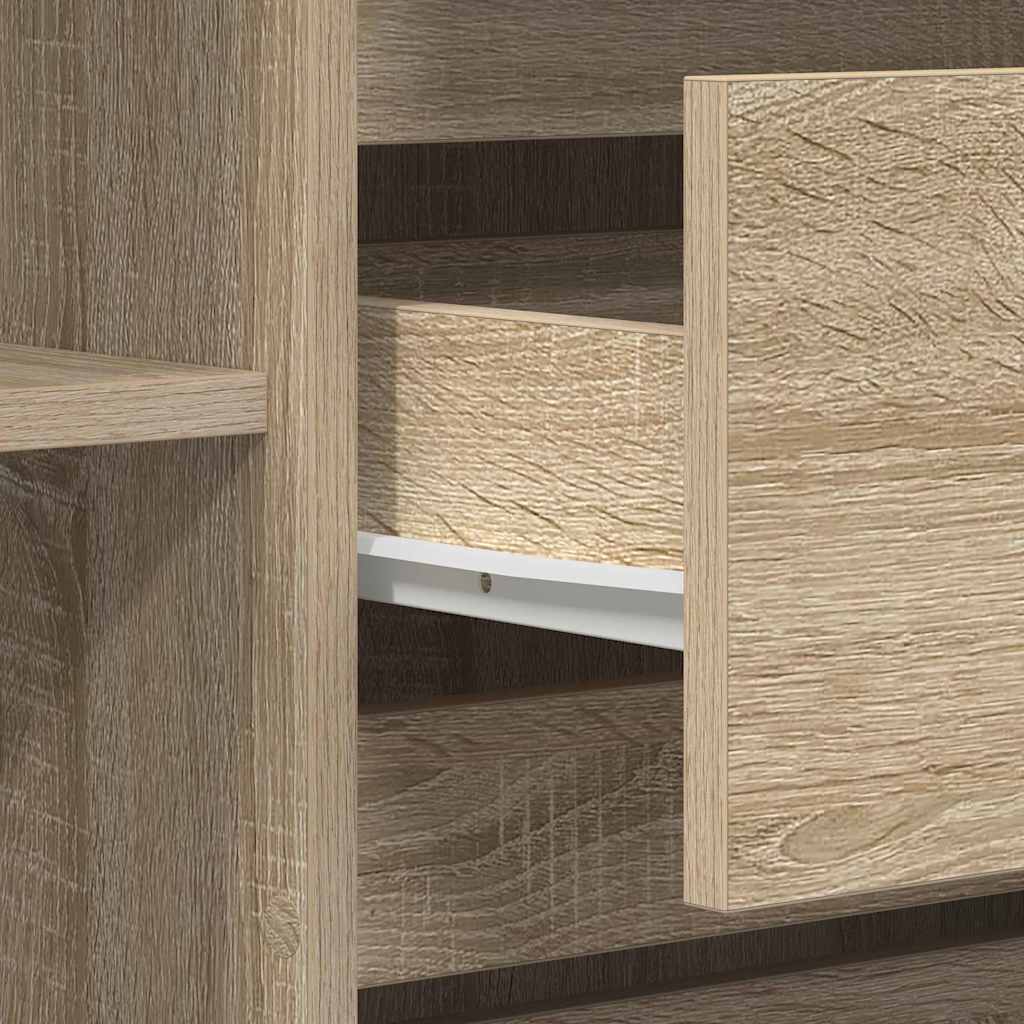 Sideboard Sonoma Oak 120 x 41 x 75 cm Engineered Wood