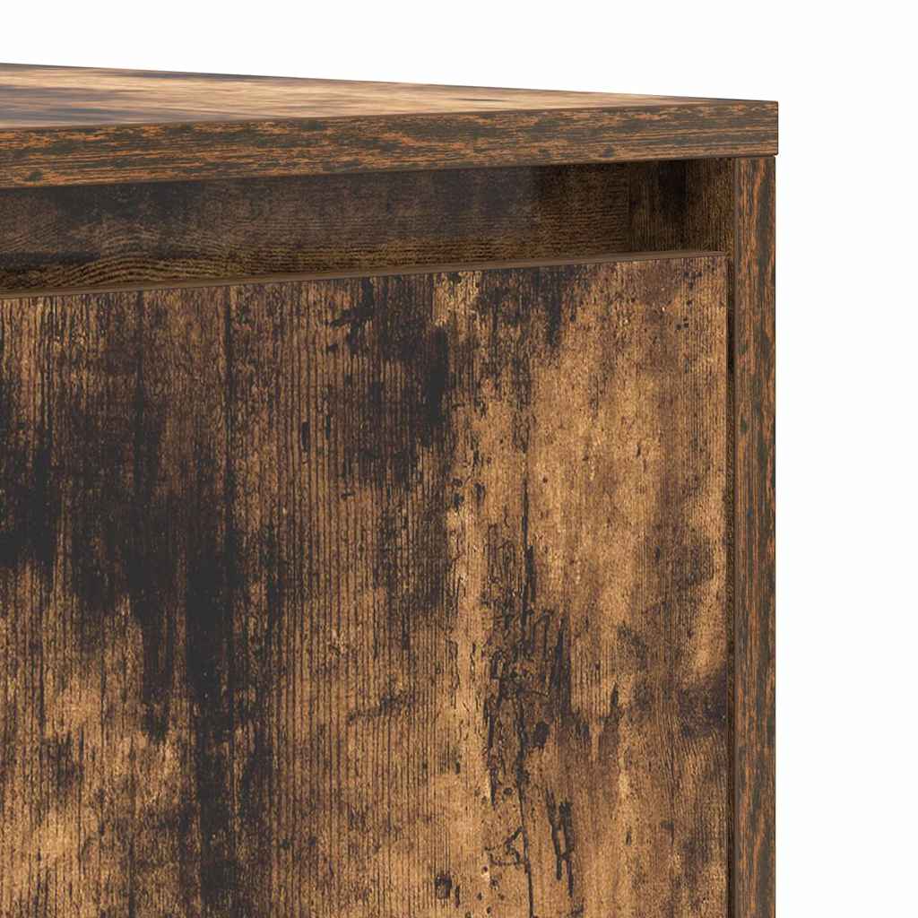 Sideboard Smoked Oak 120 x 41 x 75 cm Engineered Wood