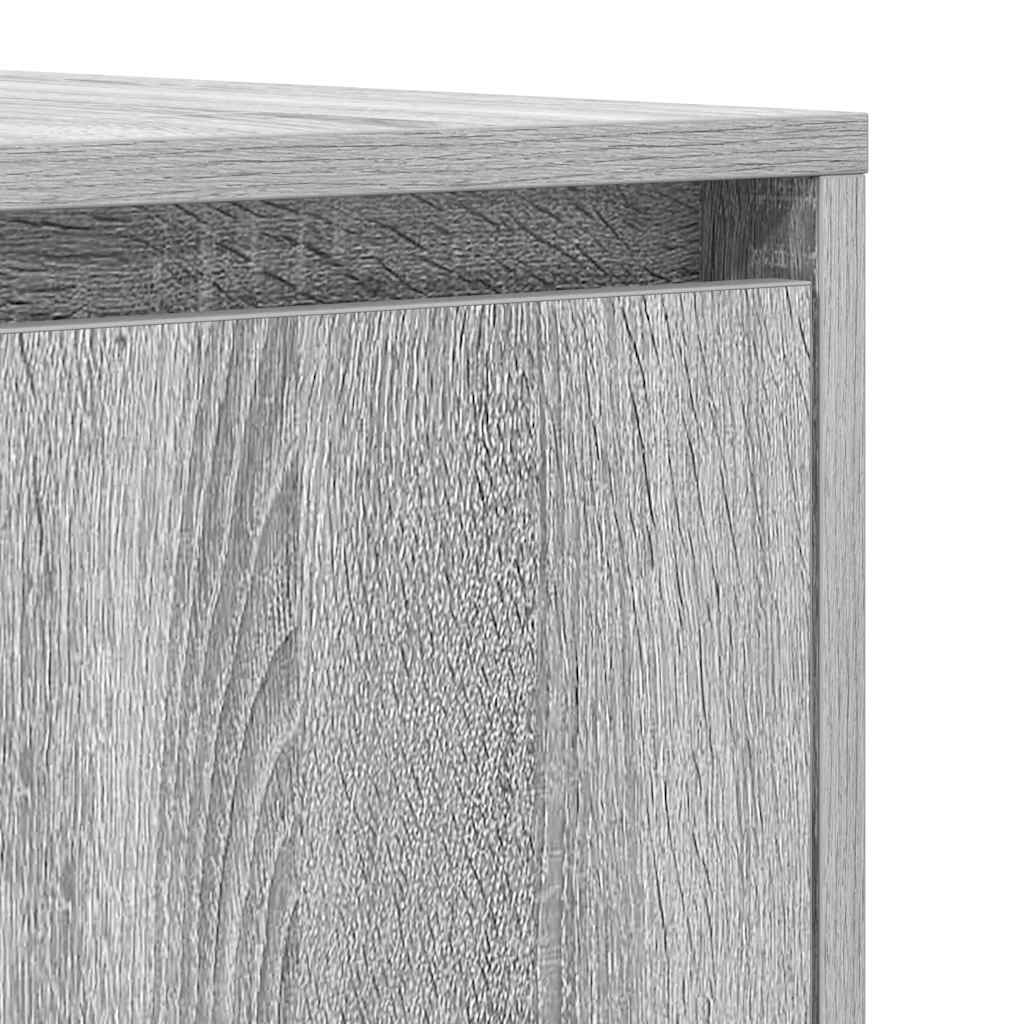 Sideboard Grey Sonoma 120 x 41 x 75 cm Engineered Wood