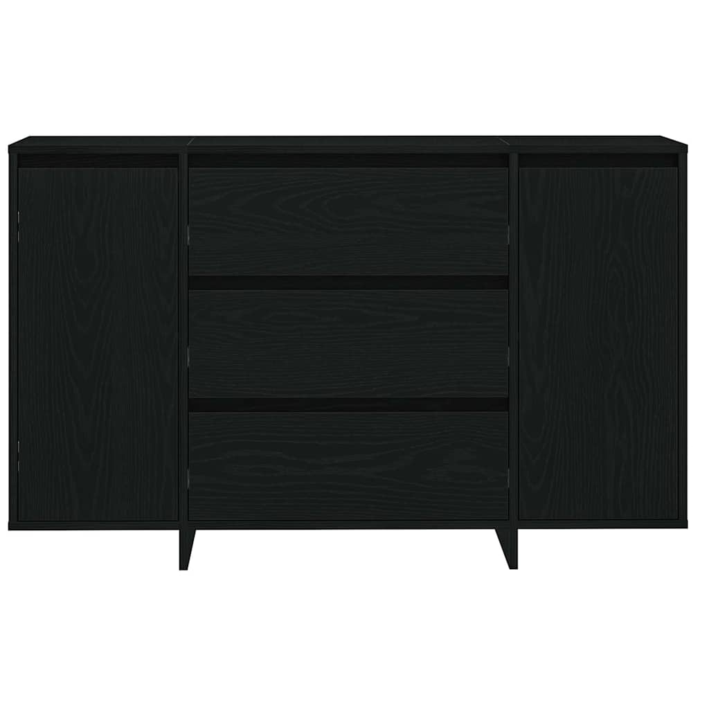 Sideboard Black Oak 120 x 41 x 75 cm Engineered Wood