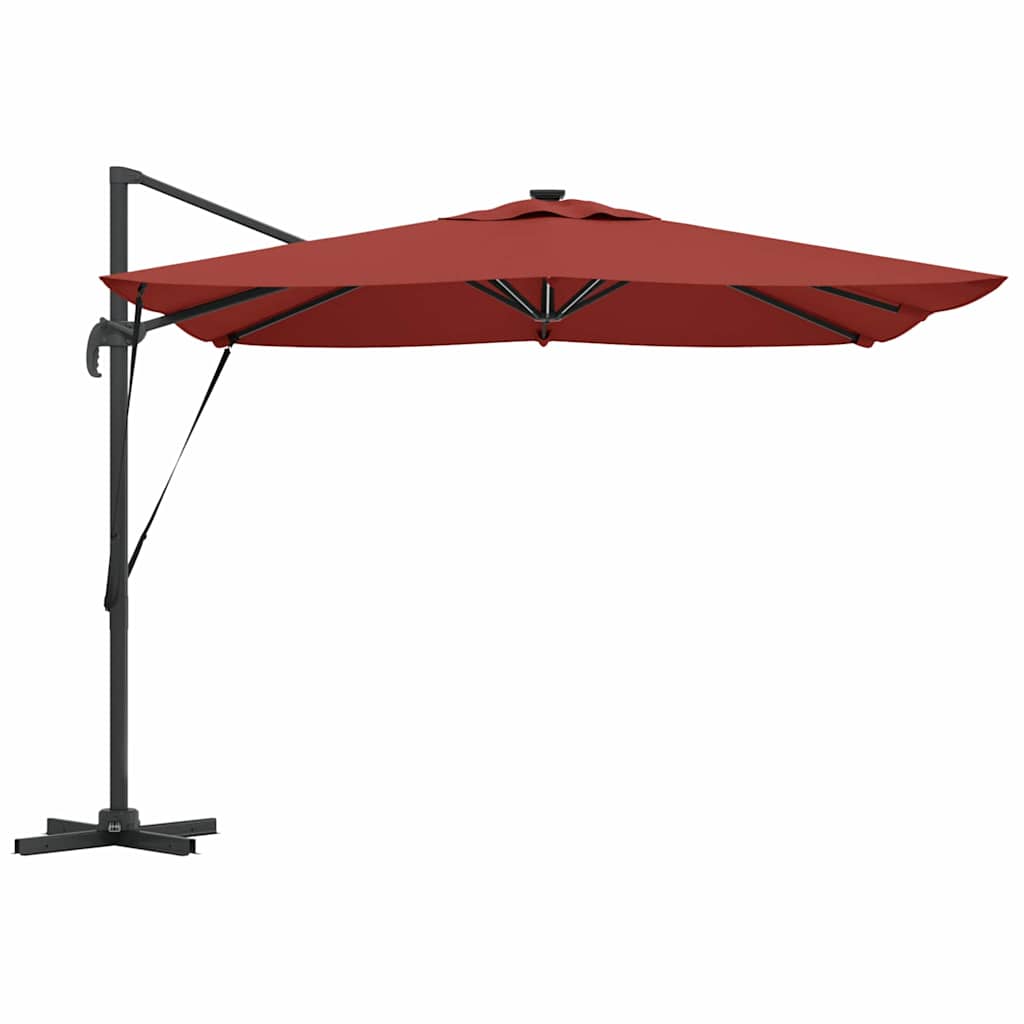 Umbrella Terracotta 286 x 284 x 270 cm Aluminium and Polyester