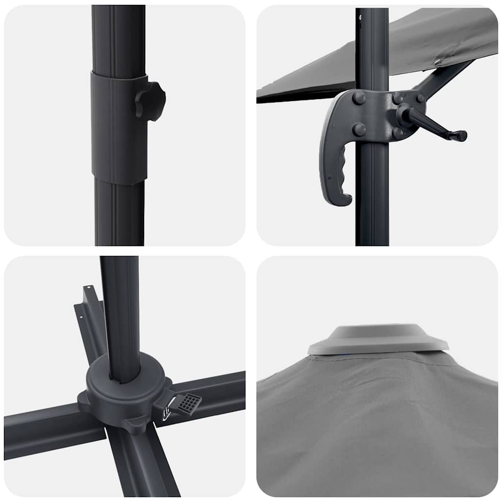 Roma Parasol Rectangular 286 x 284 x 265 cm