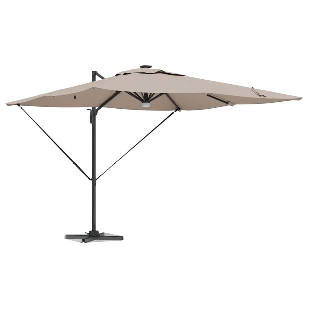 Roma Parasol 286 x 284 x 270 cm Aluminium and Polyester