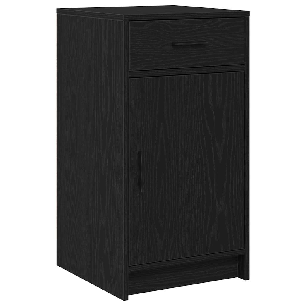 Dressing Table 2 pcs Black 50 x 41 x 135 cm Engineered Wood