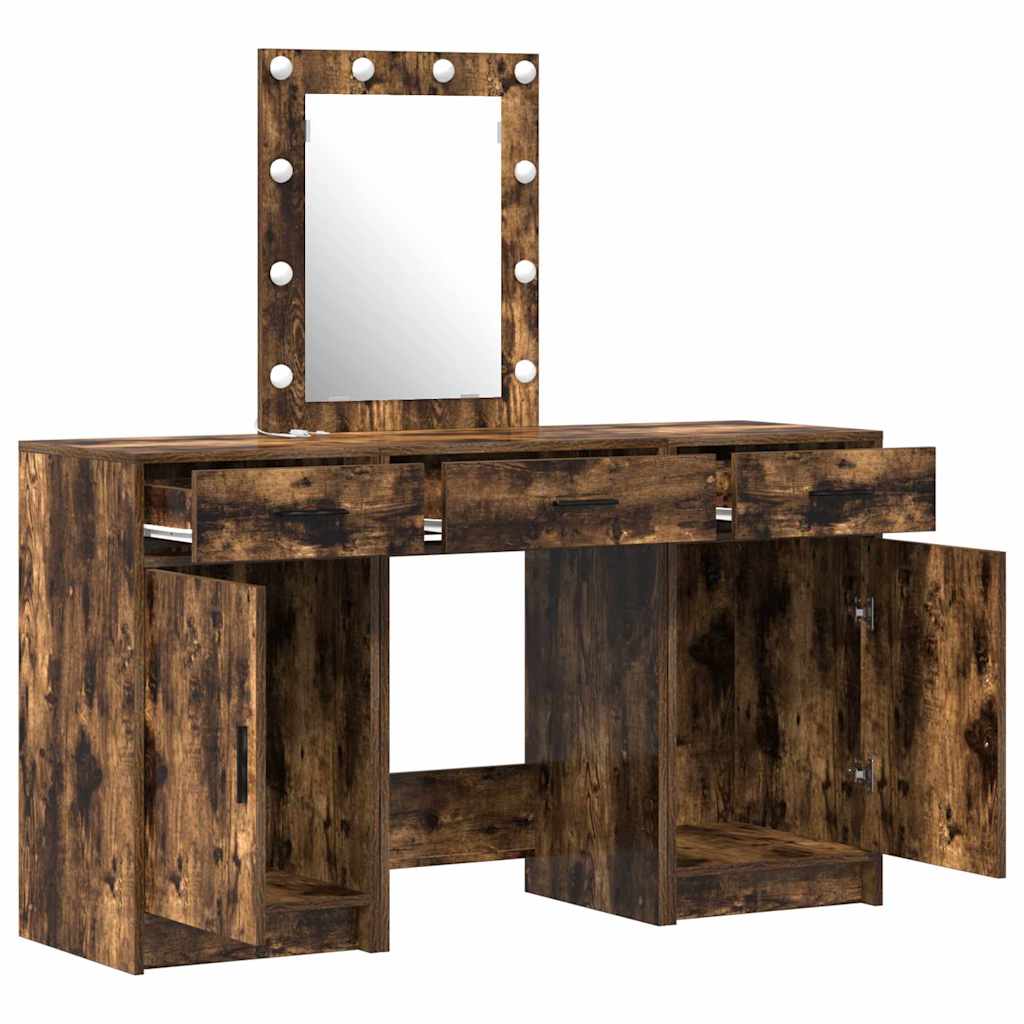 Dressing Table Brown 50 x 41 x 135 cm Engineered Wood