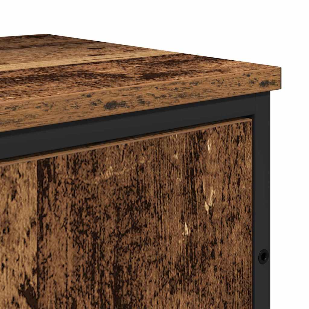 Bathroom Furniture Set 2 pcs Brown Engineered wood