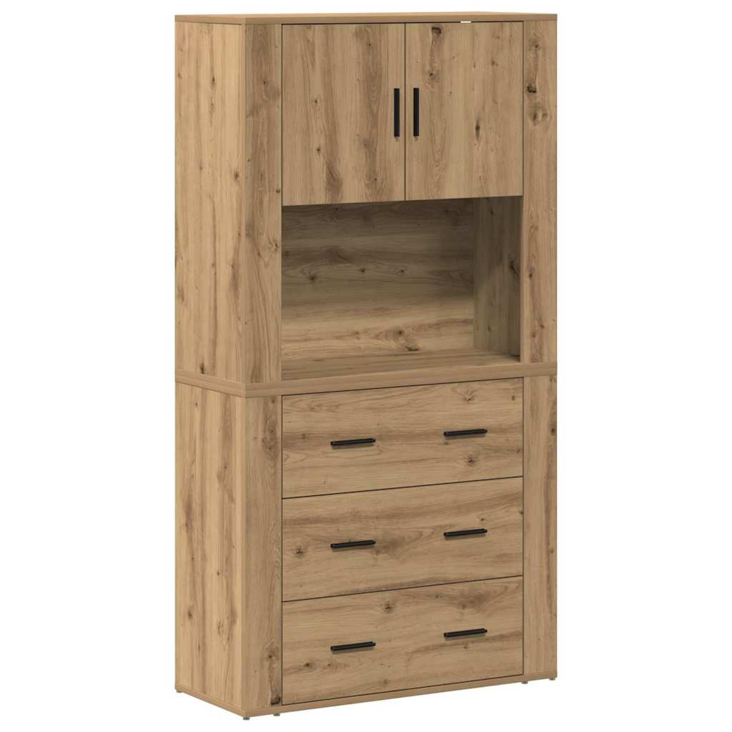 Highboard Artisan Oak 80 x 33 x 150 cm Engineered Wood