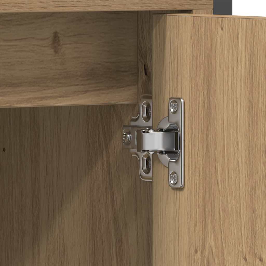 Bathroom Furniture Set 3 pcs Brown Engineered wood