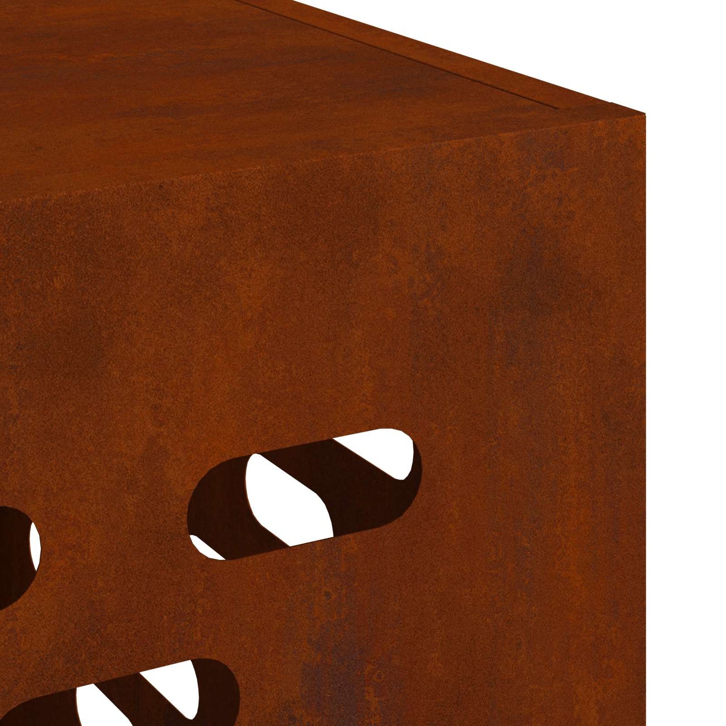 Air Conditioner Cover Rusty 100 x 50 x 70 cm Galvanised Steel