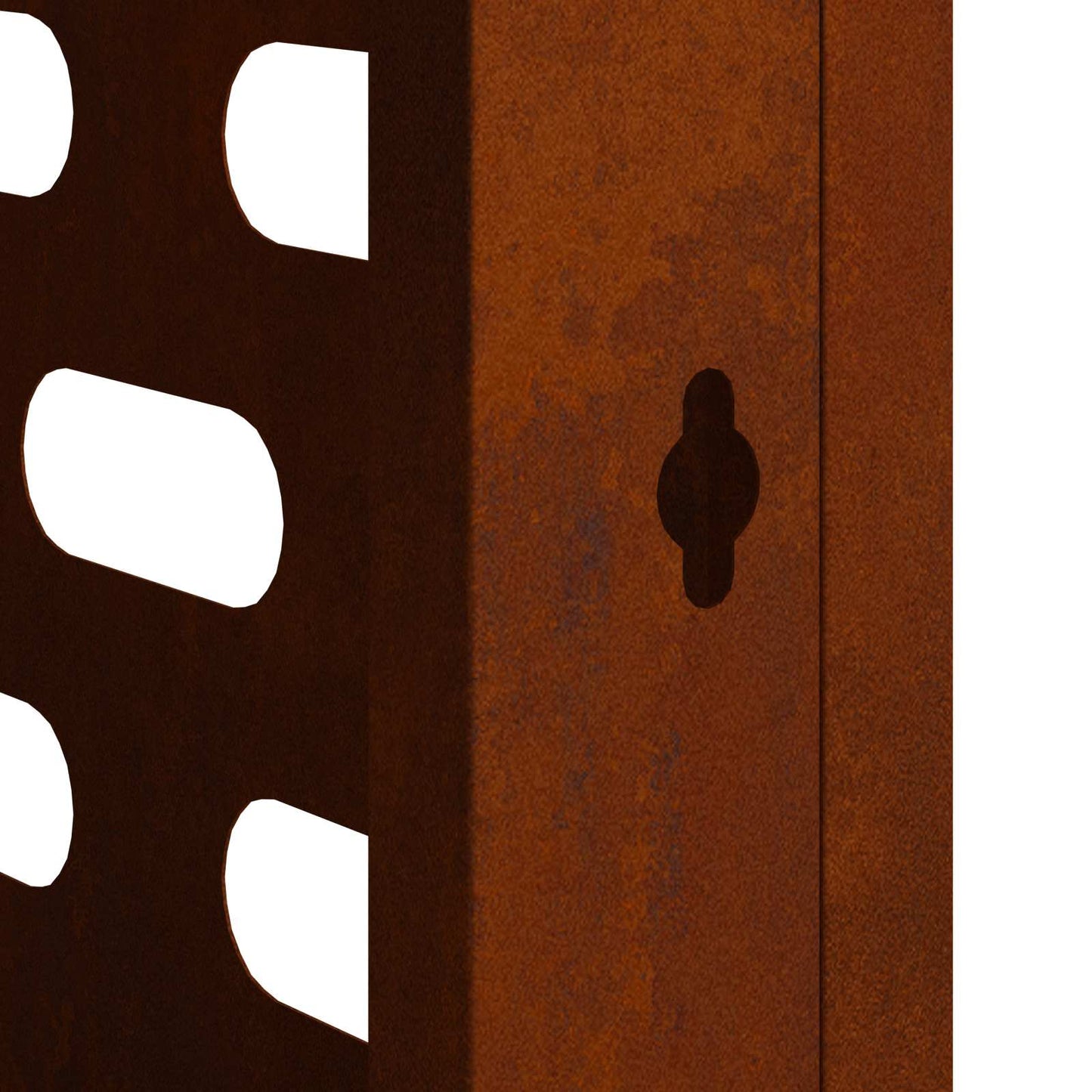 Air Conditioner Cover Rusty 100 x 50 x 70 cm Galvanised Steel