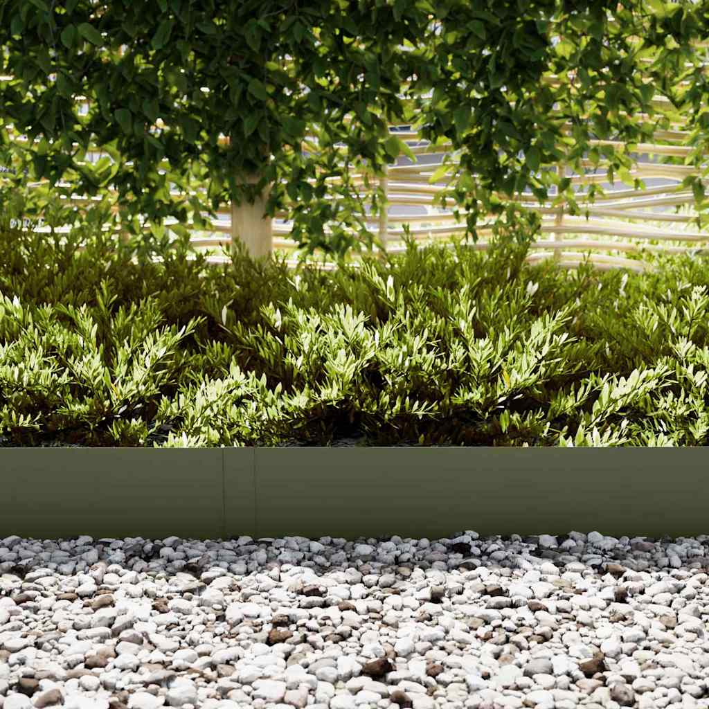Lawn Edging 30 pcs 100 x 0.05 x 20 cm Cold Rolled Steel