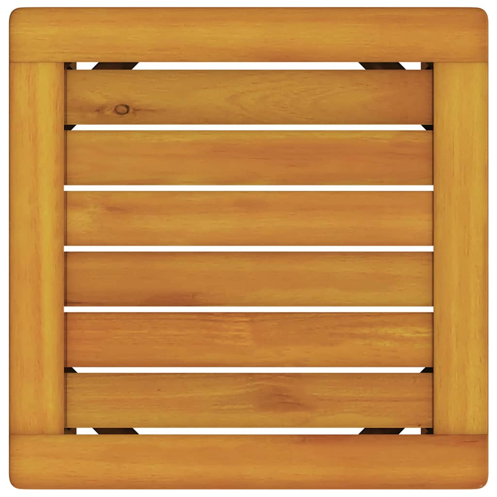 Side Table Oil Natural 35 x 35 x 34 cm Solid Acacia Wood