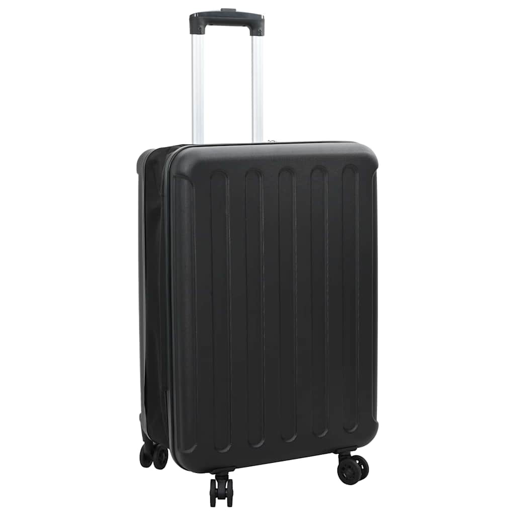 Suitcase Folding with Lock Black 34 x 23 x 55.5 cm ABS Plastic