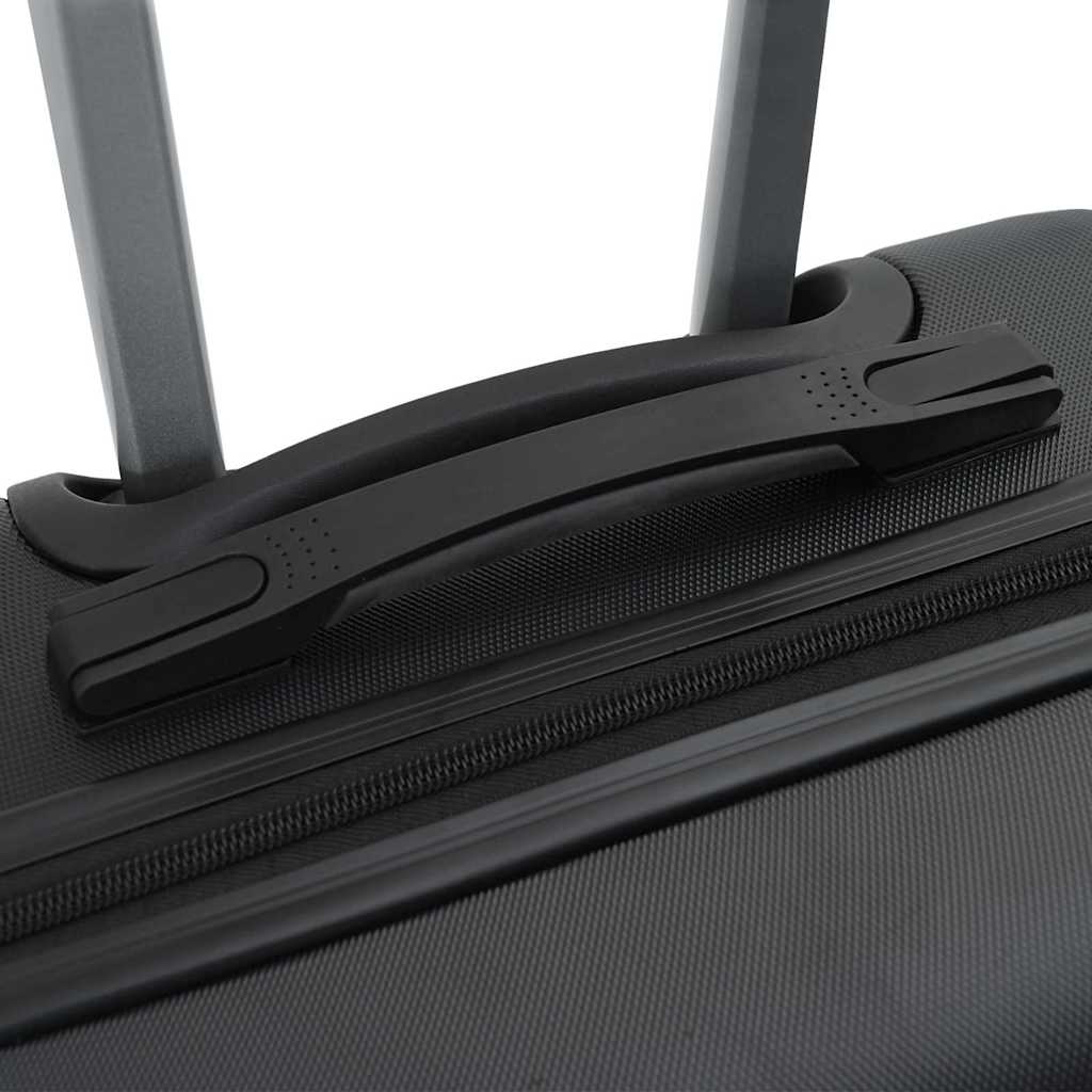 Suitcase with Lock 3 pcs Black 50 x 31 x 78 cm ABS Plastic