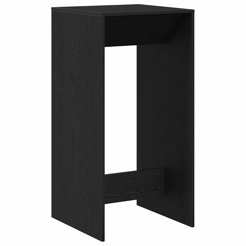 Bar Table 51 x 50 x 103.5 cm Engineered Wood Black Oak