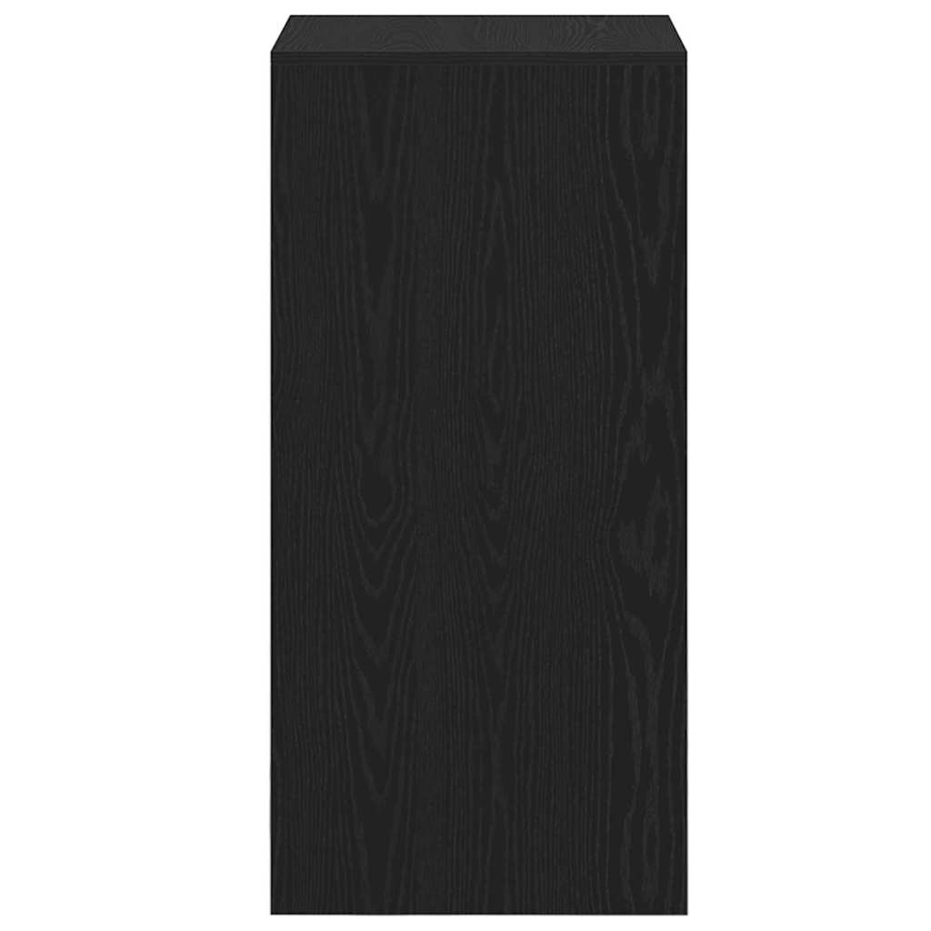 Bar Table 51 x 50 x 103.5 cm Engineered Wood Black Oak