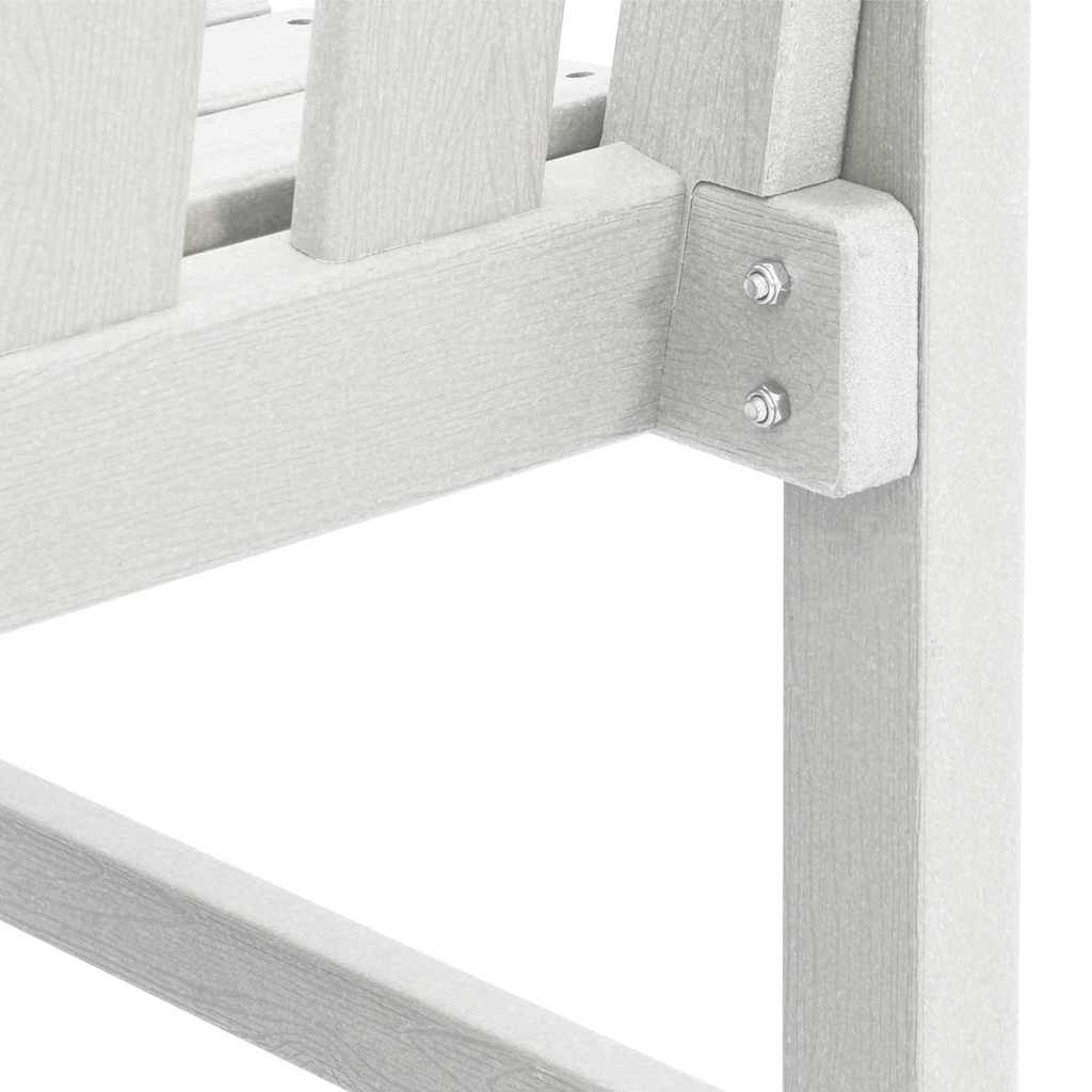 Garden Chair 4 pcs White Polyethylene