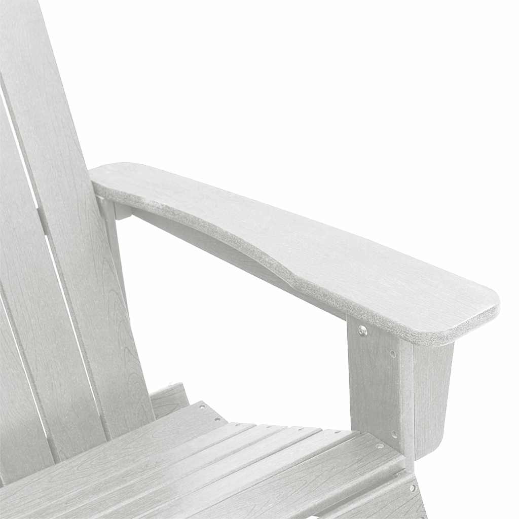 Garden Lounge Set 3 pcs White HDPE