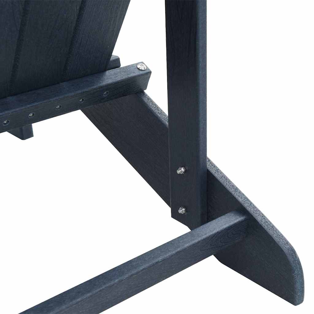 Garden Chair 2 pcs Navy Polyethylene