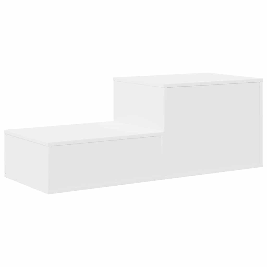Storage Cabinet 2 pcs White 103 x 41 x 40 cm Engineered Wood