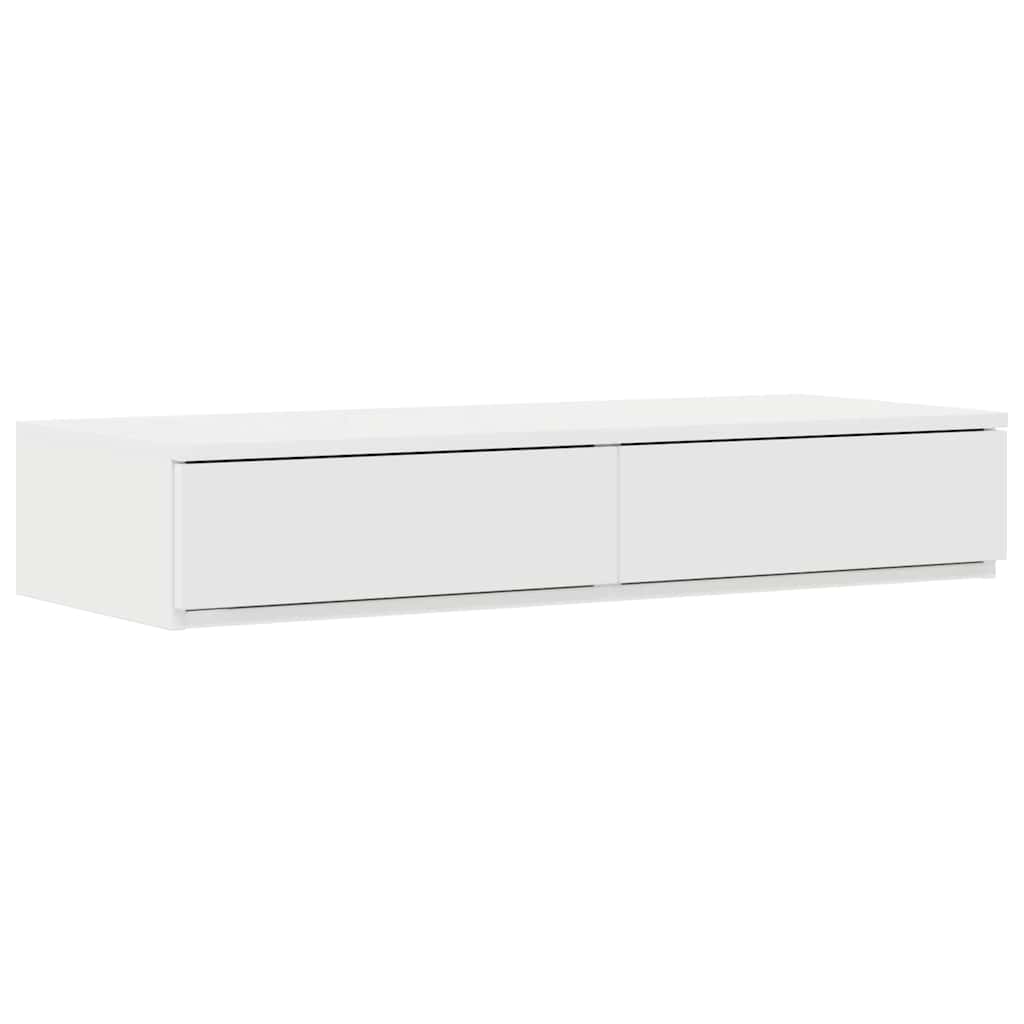 Bed Drawers White 100 x 36.5 x 16.5 cm Engineered Wood