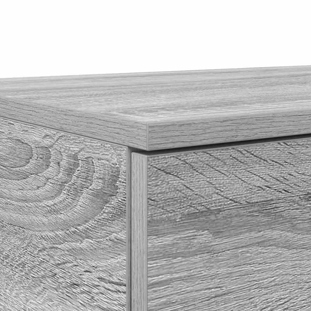Bed Drawers Grey Sonoma 75 x 36.5 x 16.5 cm Engineered Wood