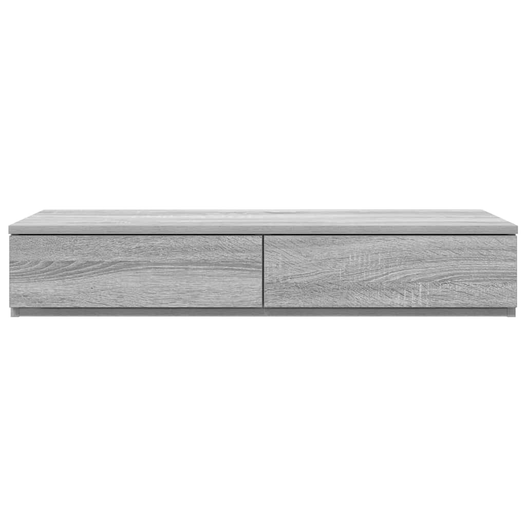 Bed Drawers Grey Sonoma 75 x 36.5 x 16.5 cm Engineered Wood