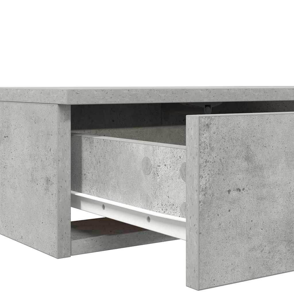Bed Drawers Concrete Grey 160 x 36.5 x 16.5 cm Engineered Wood