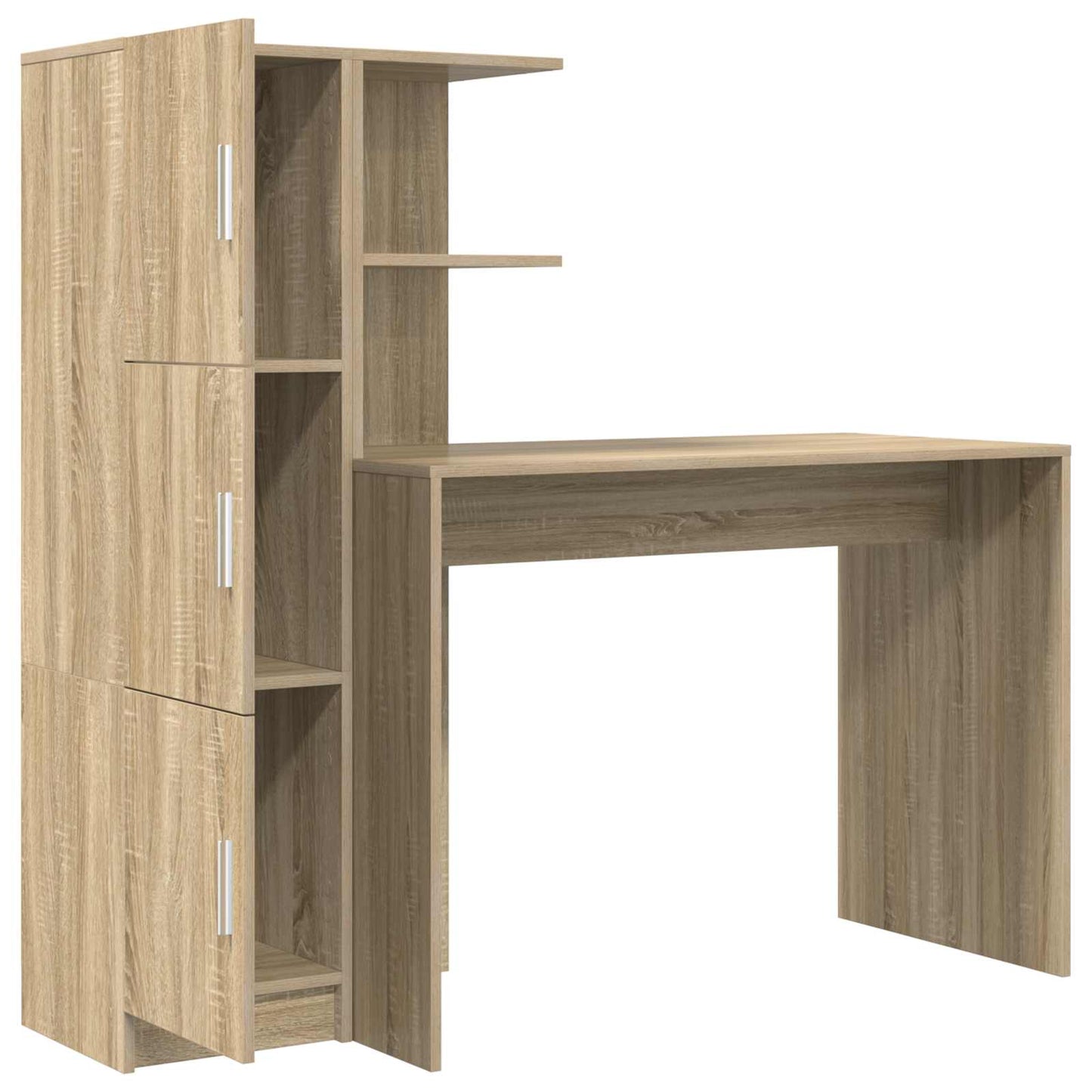 Desk Sonoma Oak 133.5 x 50 x 124 cm 2 pcs