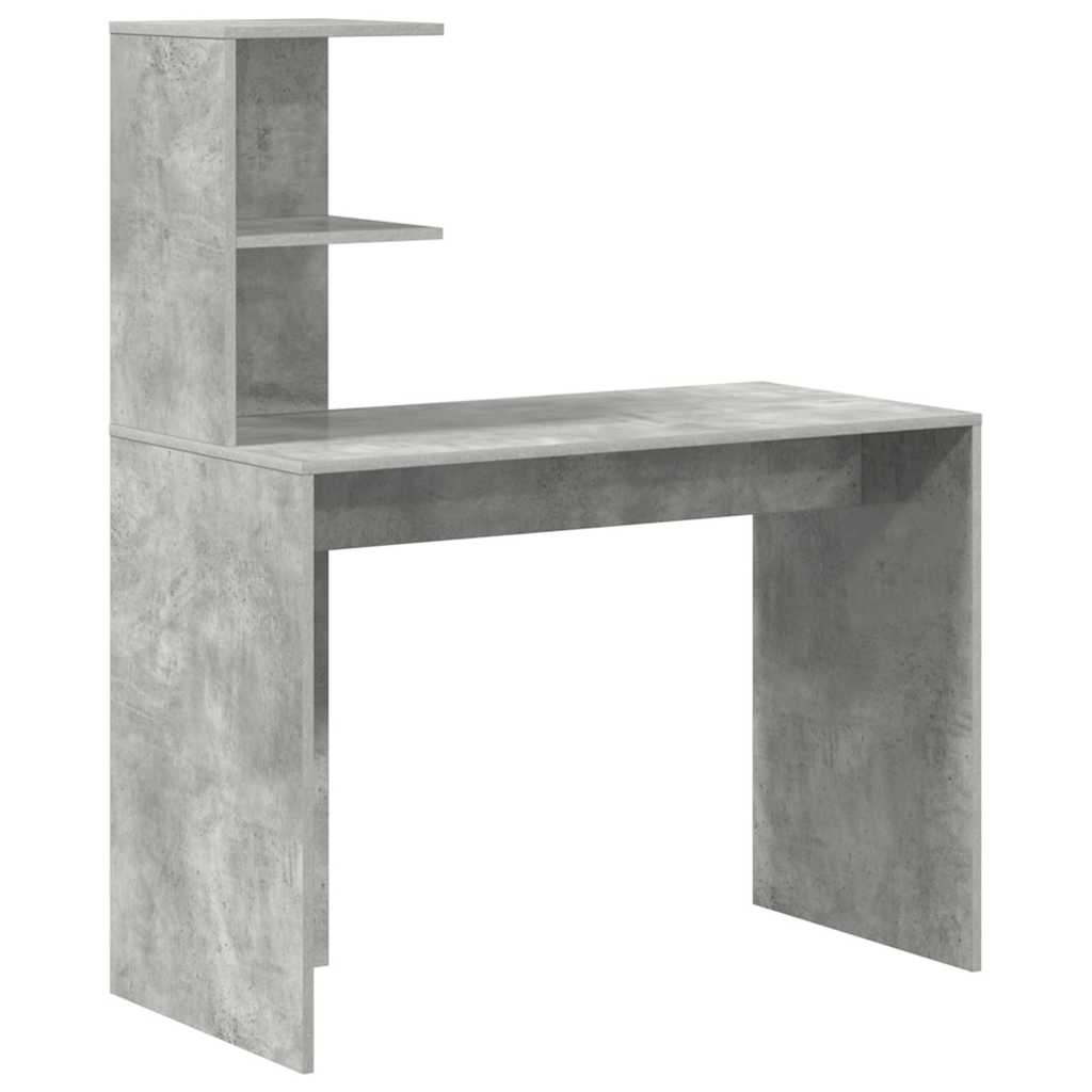Desk Concrete Grey 133.5 x 50 x 124 cm 2 pcs