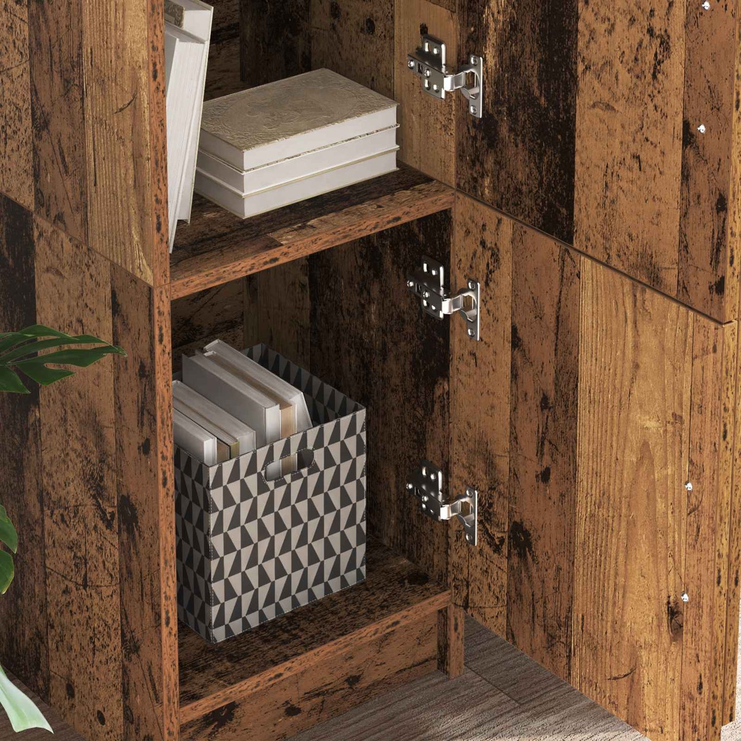 Desk Old Wood 133.5 x 50 x 124 cm 2 pcs