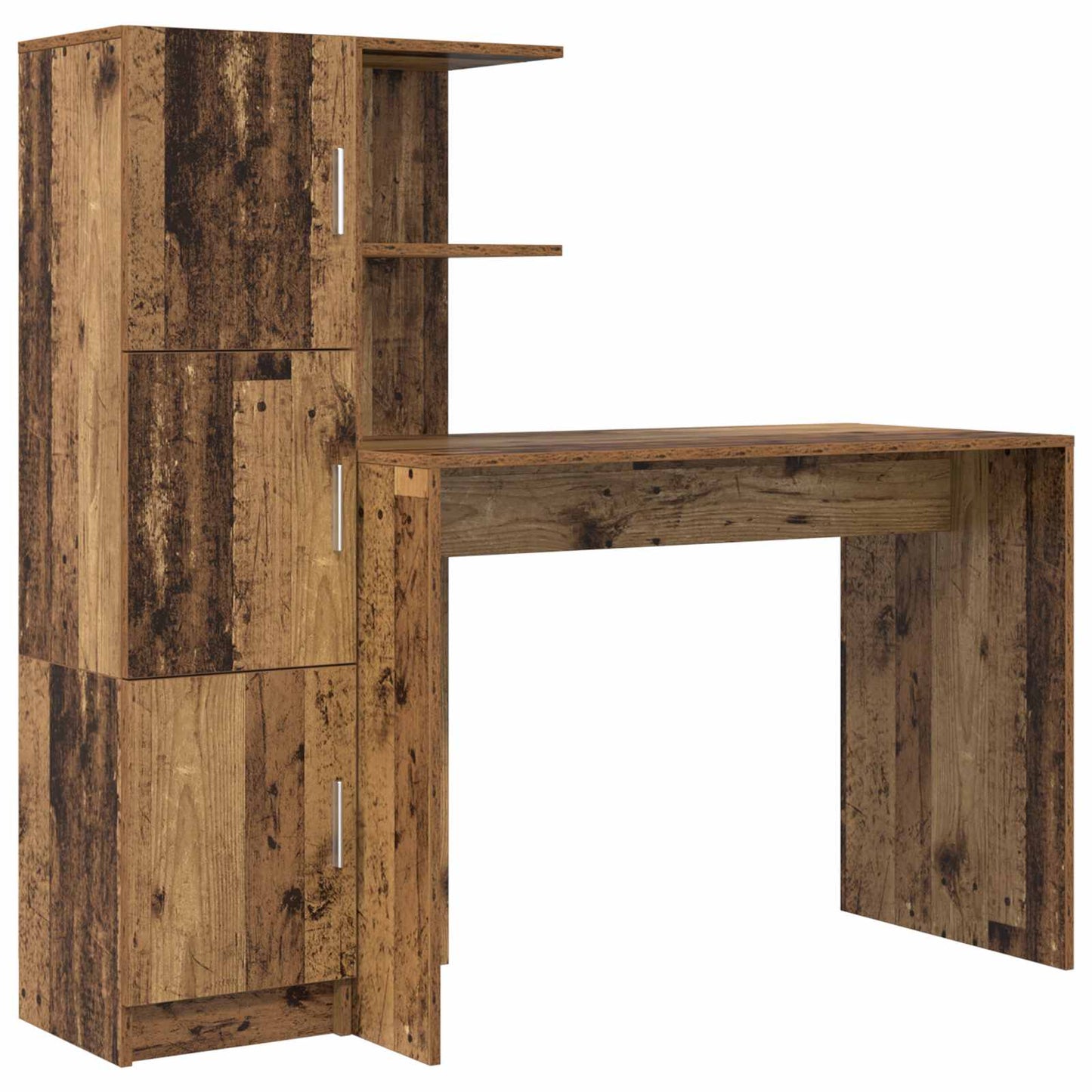 Desk Old Wood 133.5 x 50 x 124 cm 2 pcs