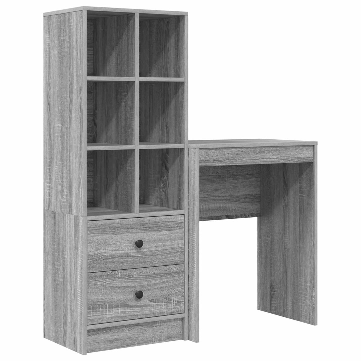 Desk Grey Sonoma 105.5 x 34 x 127 cm 2 pcs