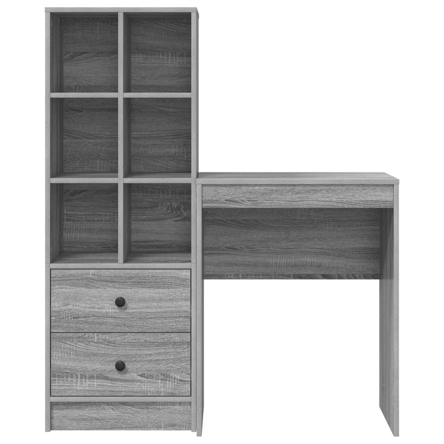 Desk Grey Sonoma 105.5 x 34 x 127 cm 2 pcs
