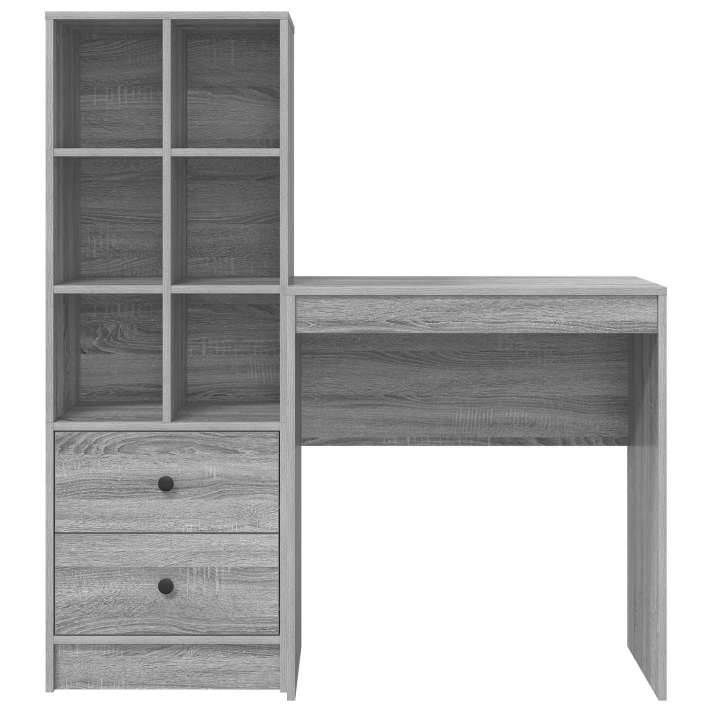 Desk Grey Sonoma 115.5 x 40 x 127 cm 2 pcs