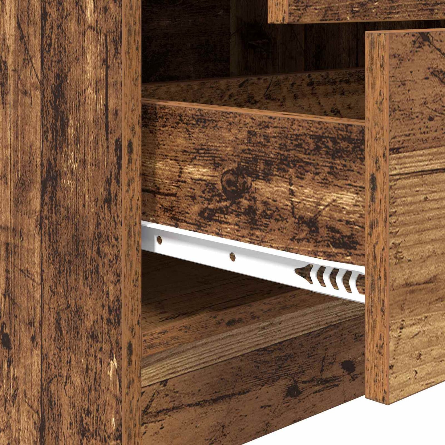 Desk Old Wood 115.5 x 40 x 127 cm 2 pcs