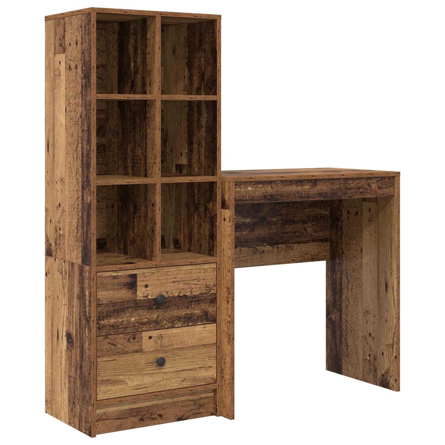 Desk Old Wood 115.5 x 40 x 127 cm 2 pcs
