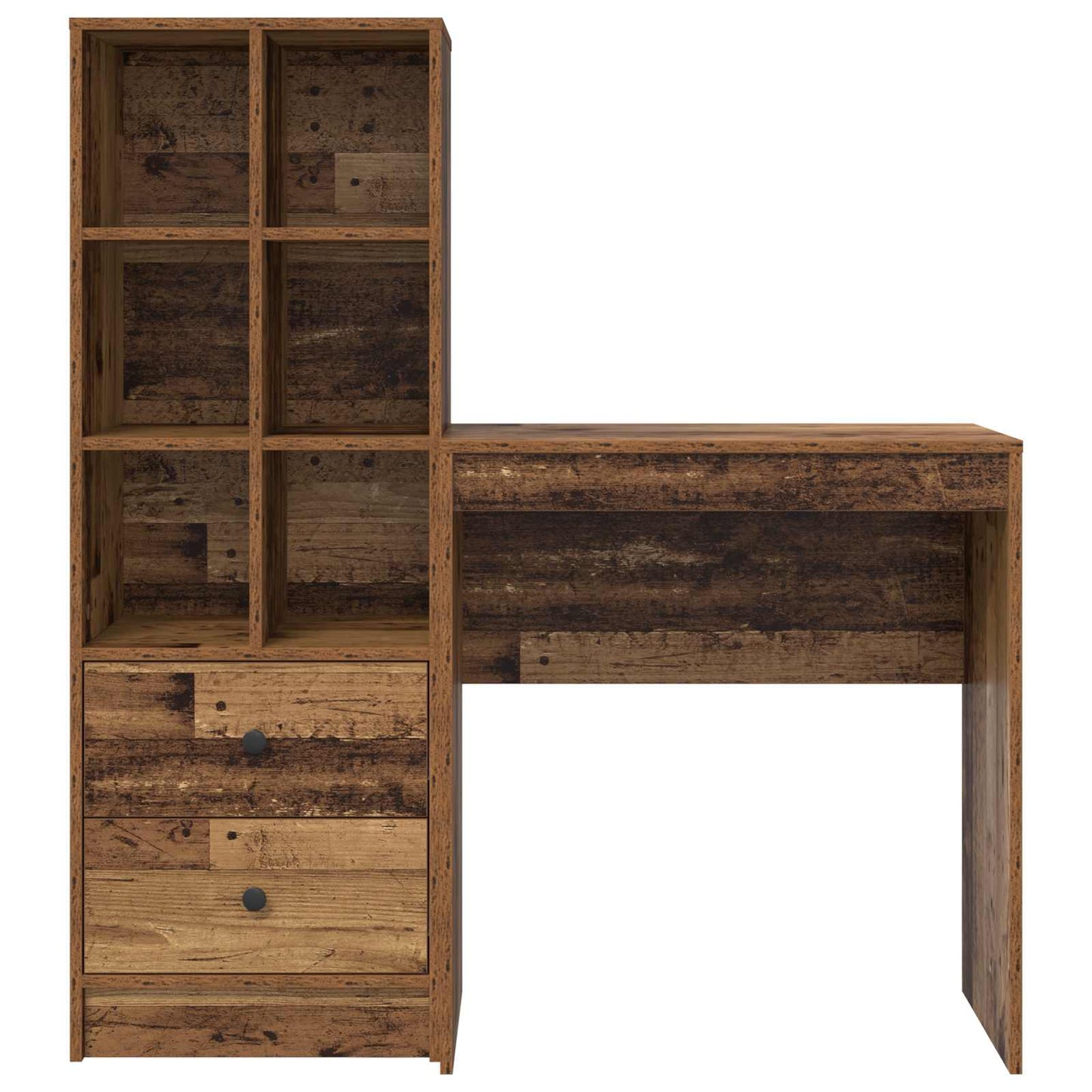 Desk Old Wood 115.5 x 40 x 127 cm 2 pcs