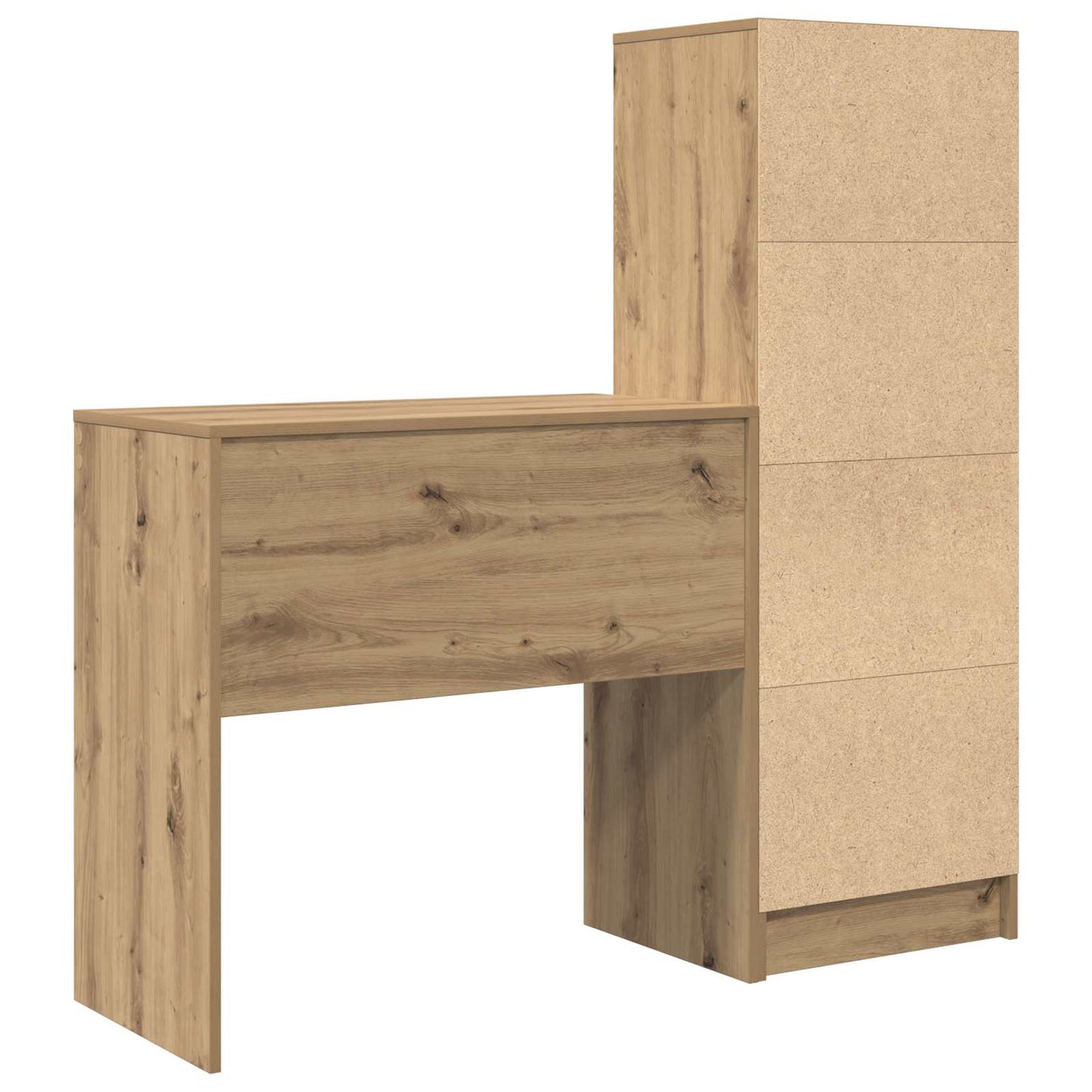 Desk Artisan Oak 125.5 x 40 x 127 cm 2 pcs