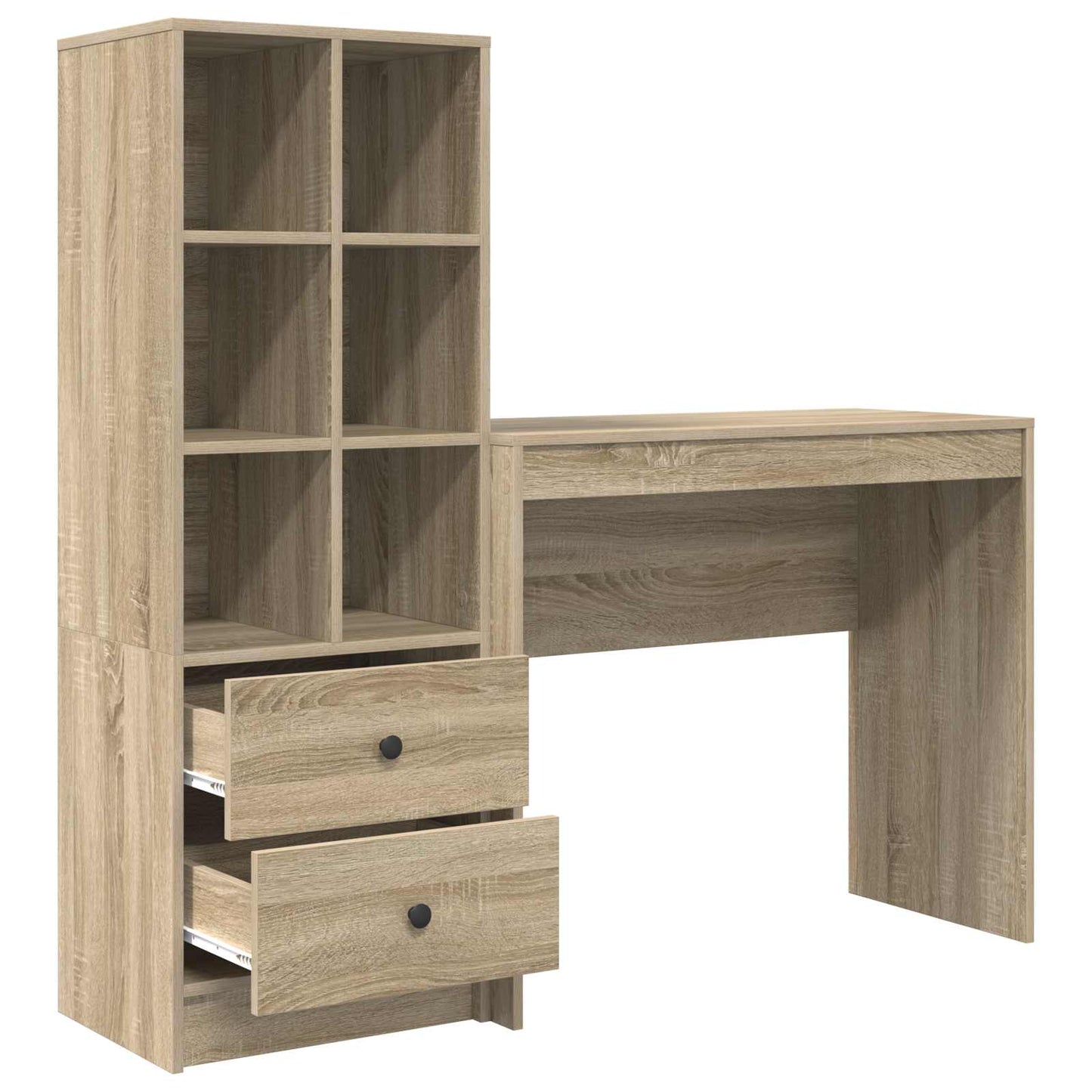 Desk Sonoma Oak 135.5 x 40 x 127 cm 2 pcs