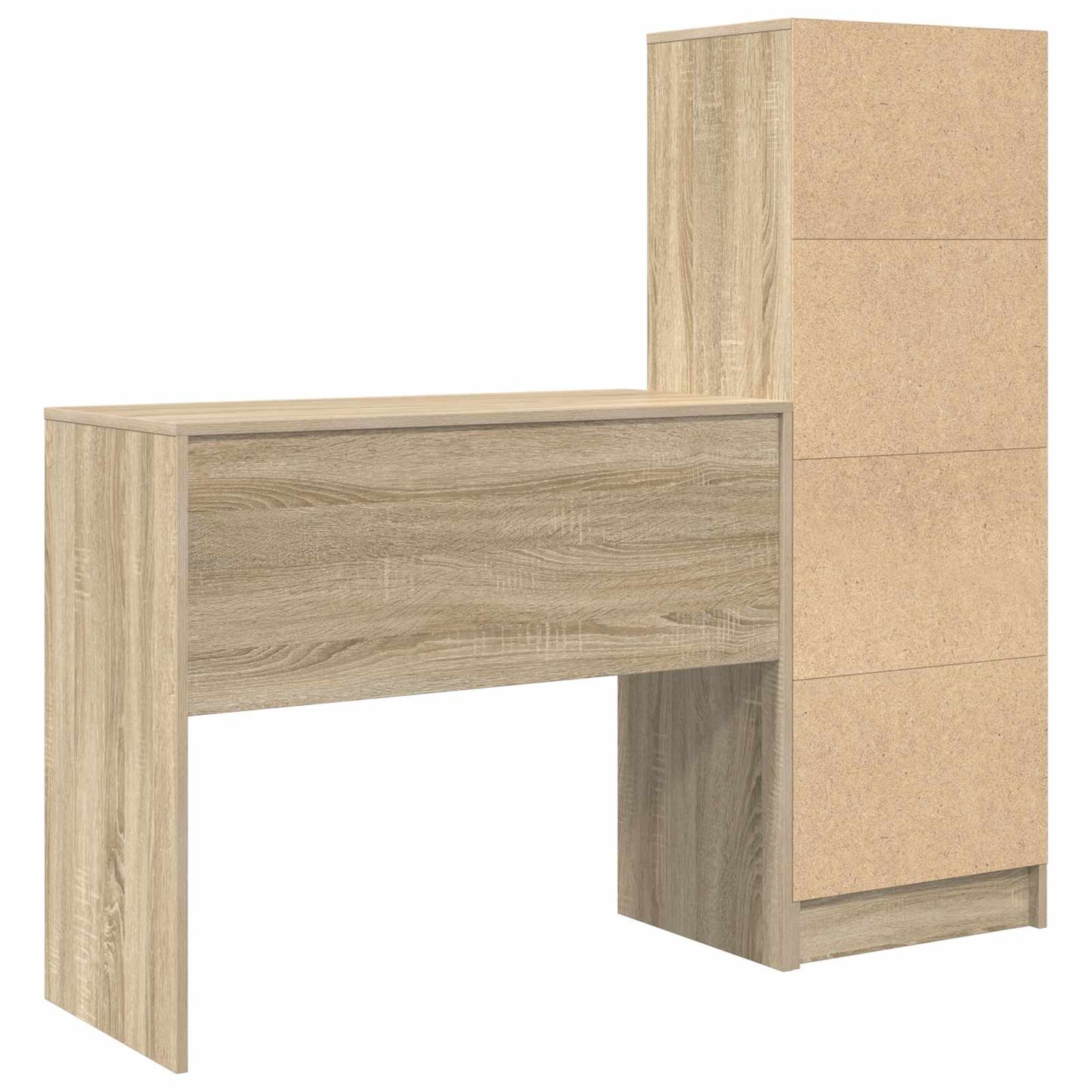 Desk Sonoma Oak 135.5 x 40 x 127 cm 2 pcs