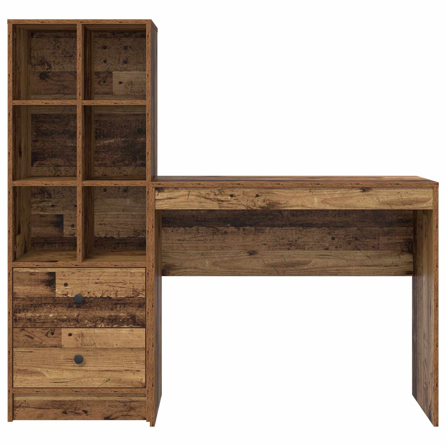 Desk Old Wood 135.5 x 40 x 127 cm 2 pcs